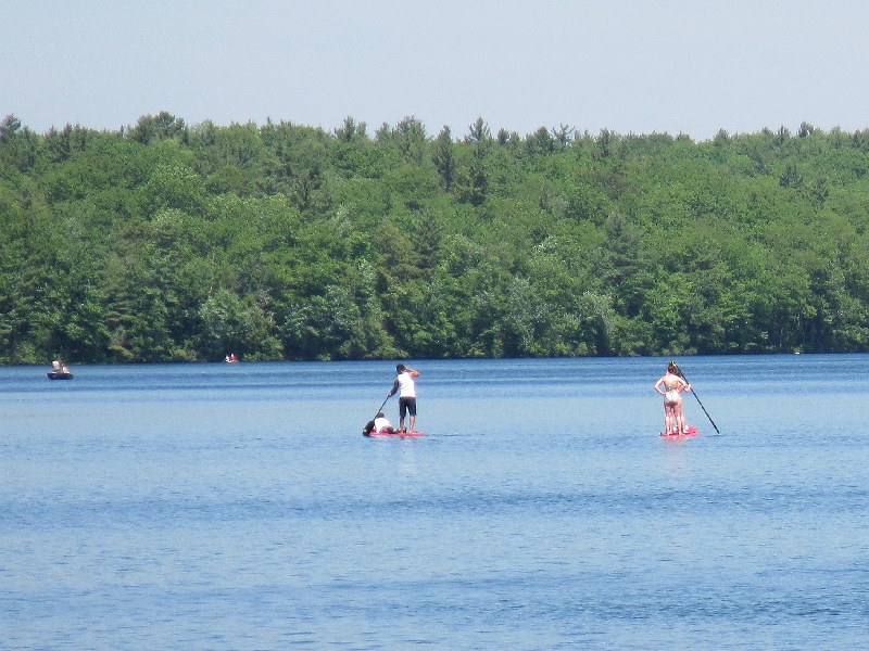Boston Kayaker Kayaking on Pond a.k.a. Pond" in